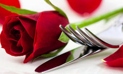 Романтический вечер в День Святого Валентина. Заказать столик на День всех влюбленных в ресторане Baldenini cafe.